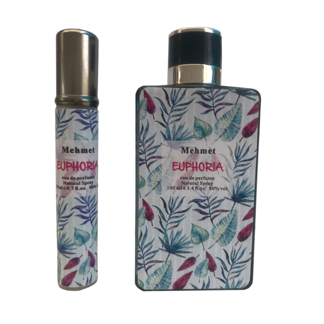 ست ادو پرفیوم زنانه مهمت مدل EUPHORIA حجم 100 میلی لیتر