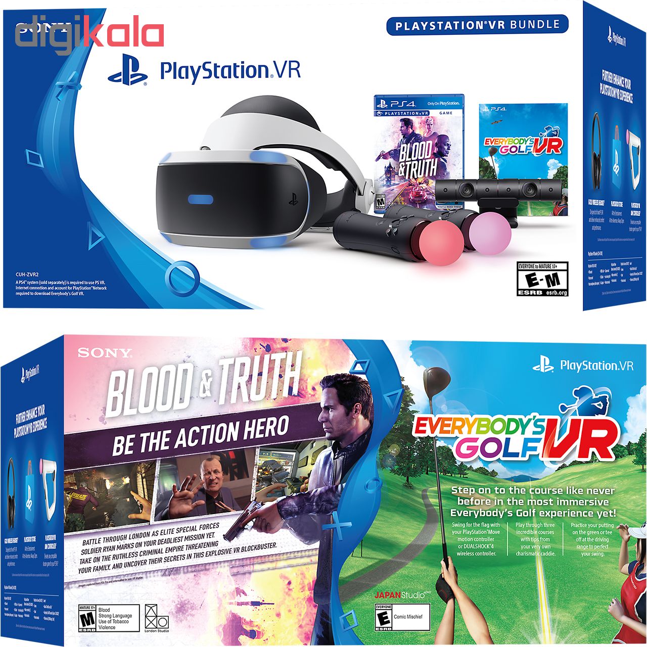 عینک واقعیت مجازی سونی مدلPlayStation VR CUH-ZVR2 Bundle