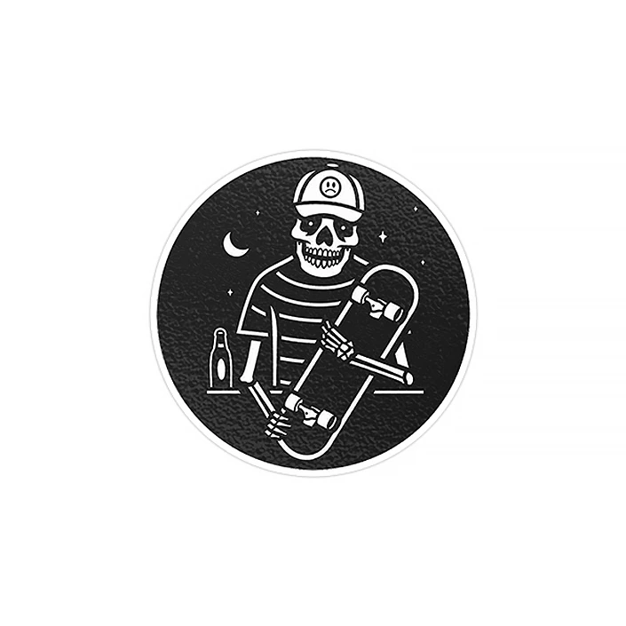 استیکر لپ تاپ ماسا دیزاین طرح اسکیت برد مدل STK375