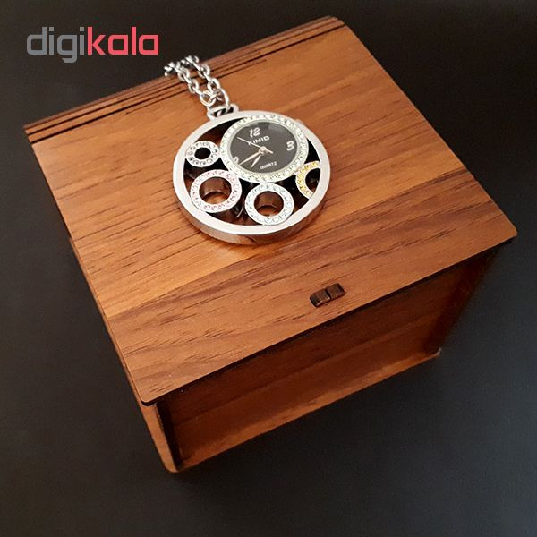 گردنبند ساعتی دخترانه کیمیو کد 6671