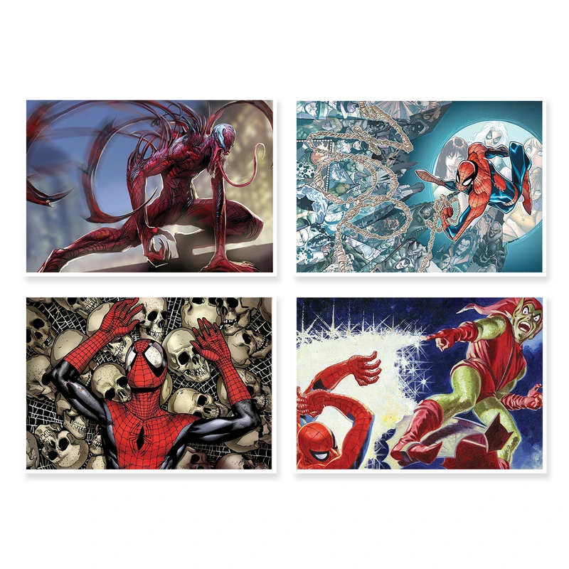 پوستر طرح SpiderMan کد A-1182 مجموعه 4 عددی
