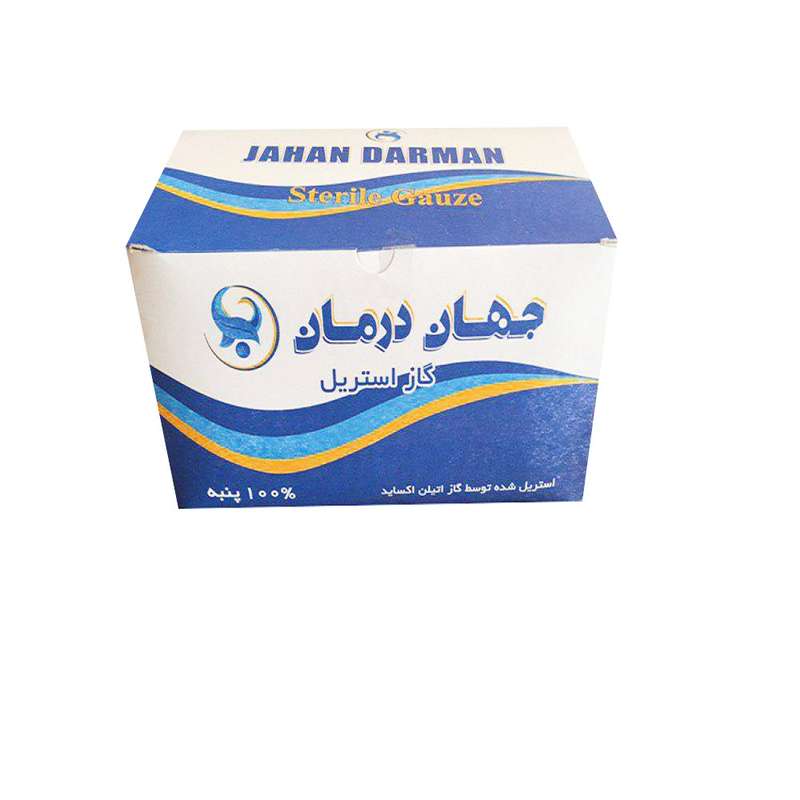 گاز استریل جهان درمان مدل SLM44 بسته 180 عددی