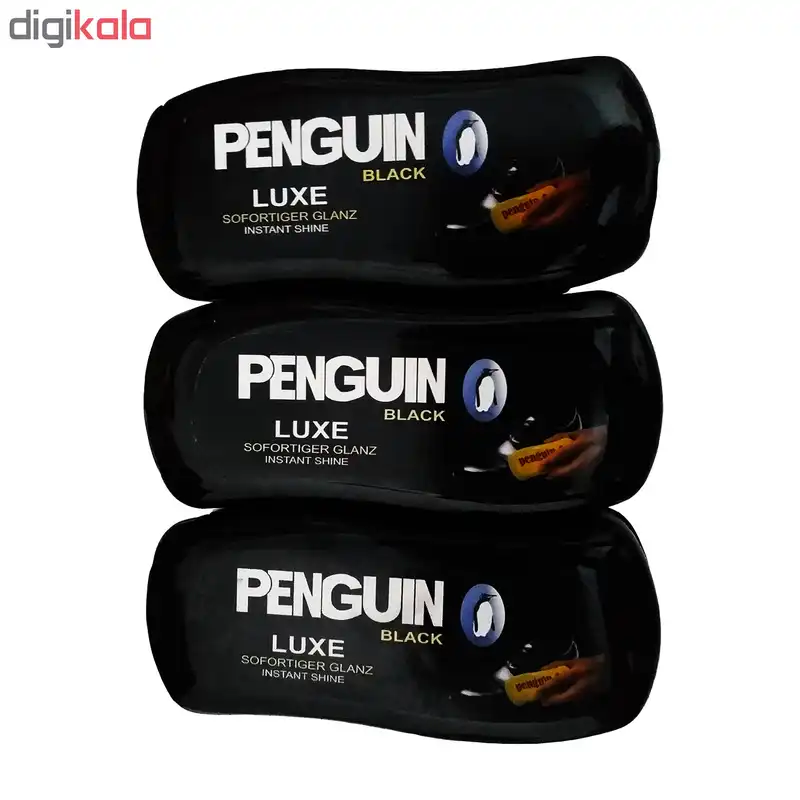 واکس کفش پنگوئن مدل لوکس کد 98 بسته 3 عددی