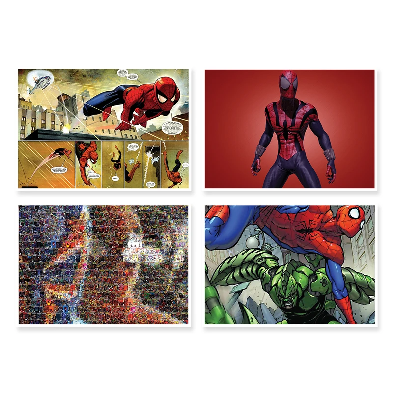 پوستر طرح SpiderMan کد A-1199 مجموعه 4 عددی