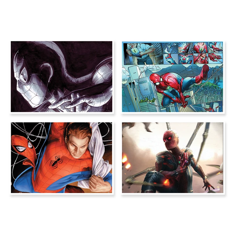 پوستر طرح SpiderMan کد A-1200 مجموعه 4 عددی