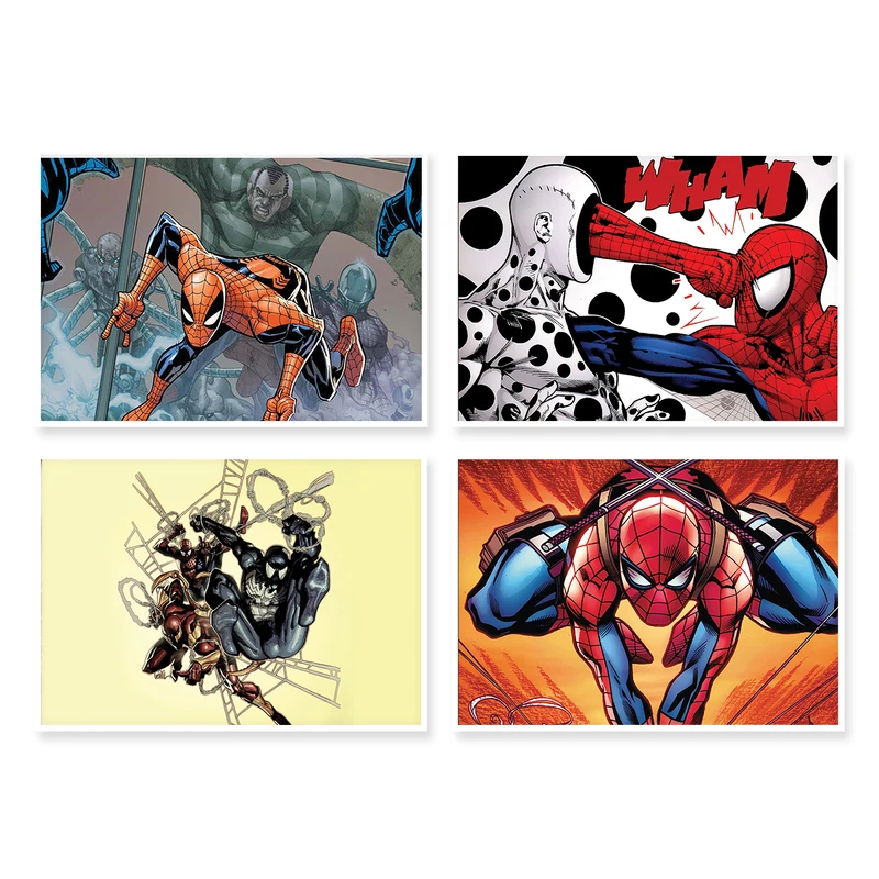 پوستر طرح SpiderMan کد A-1225 مجموعه 4 عددی