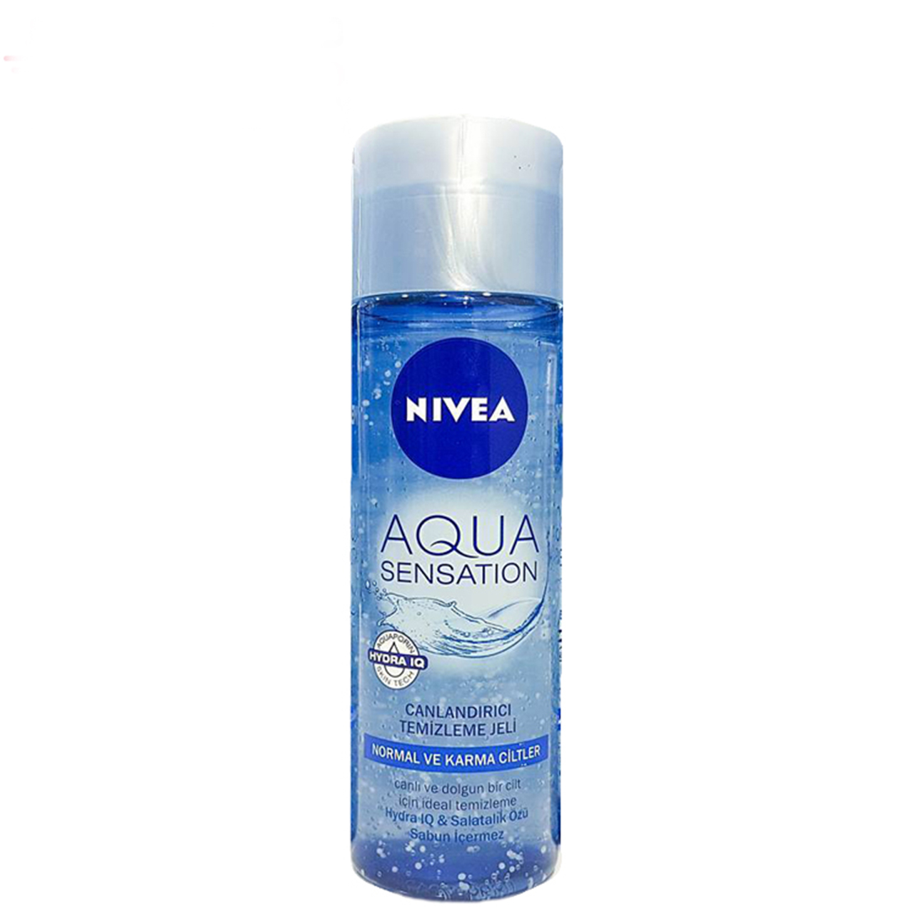 ژل پاک کننده آرایش صورت نیوآ مدل Aqua Sensation حجم 200 میلی لیتر