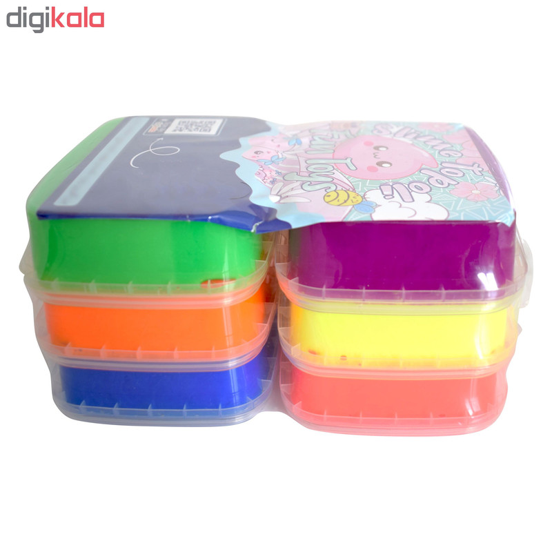 ژل بازی اسلایم تپلی مدل BLight S200 بسته 6 عددی