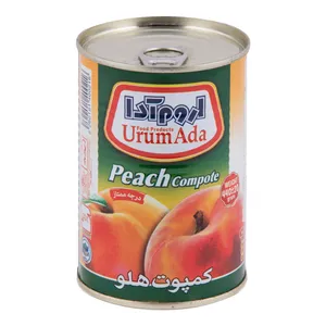 کمپوت هلو اروم آدا مقدار 400 گرم