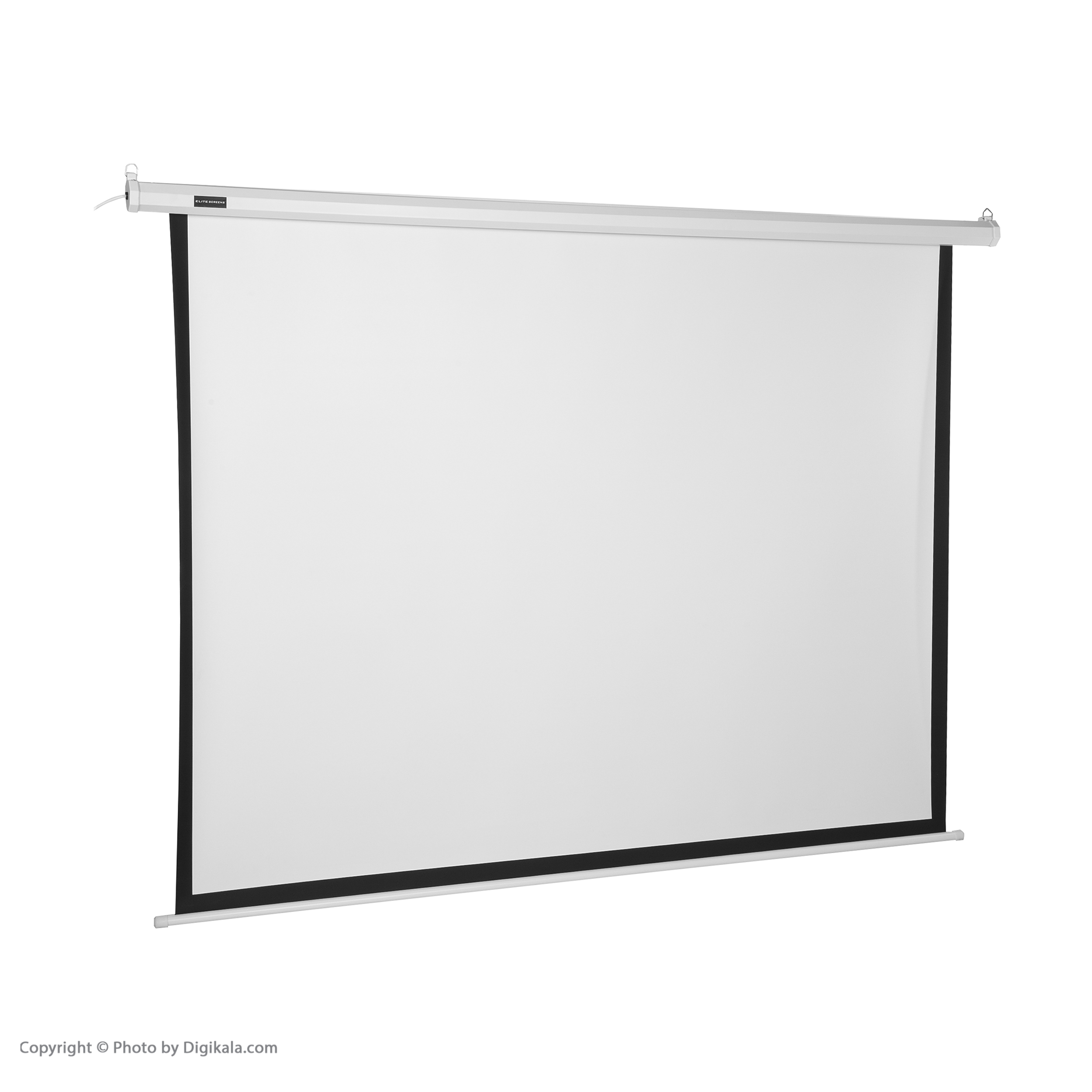پرده نمایش برقی پروژکتور الیت اسکرینز مدل ES150A سایز 150x150 سانتی متر