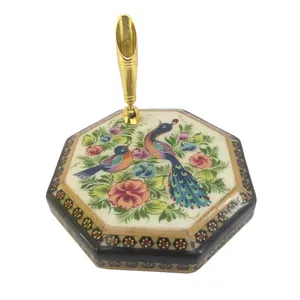 قلمدان خاتم کاری مدل طاووس کد kh0126