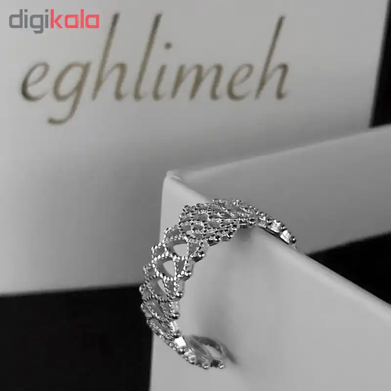 انگشتر نقره زنانه اقلیمه کد AN104