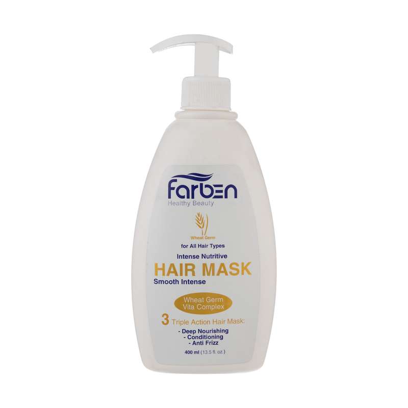 ماسک مو جوانه گندم فاربن مدل Smooth Intense حجم 400 میلی لیتر ماسک مو جوانه گندم فاربن مدل Smooth Intense حجم 400 میلی لیتر