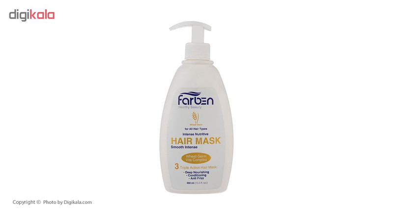 ماسک مو جوانه گندم فاربن مدل Smooth Intense حجم 400 میلی لیتر ماسک مو جوانه گندم فاربن مدل Smooth Intense حجم 400 میلی لیتر
