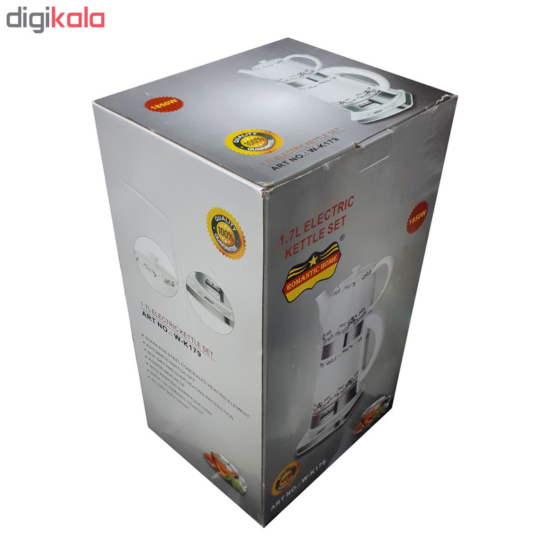 چای ساز رمانتیک هوم مدل W-K179