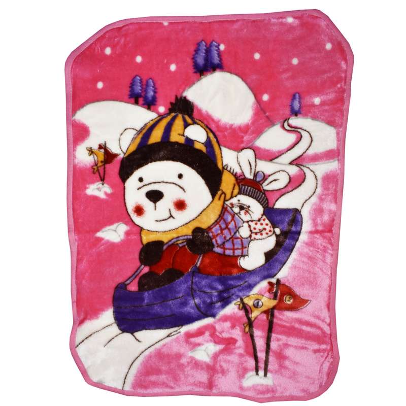 پتوی نوزادی کد 5236 سایز 80x110 سانتی متر