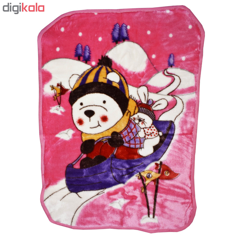 پتوی نوزادی کد 5236 سایز 80x110 سانتی متر