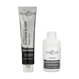 Star Lady Blonde Hair Color Platinum Cream 120 ml