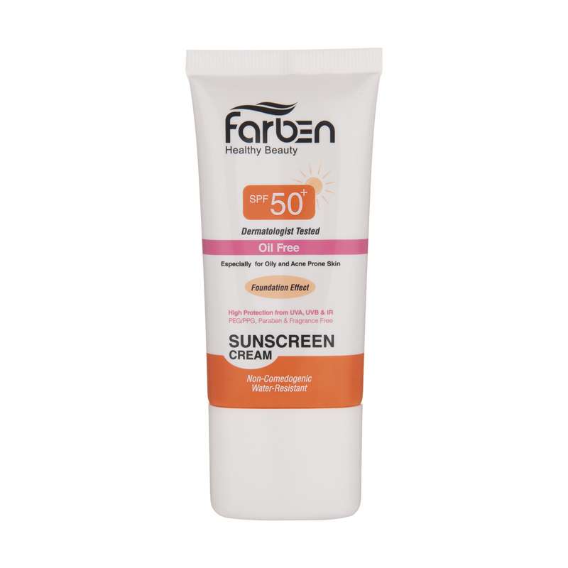 کرم ضد آفتاب رنگی فاربن مدل Non-Comedogenic حجم 50 میلی لیتر کرم ضد آفتاب رنگی فاربن مدل Non-Comedogenic حجم 50 میلی لیتر