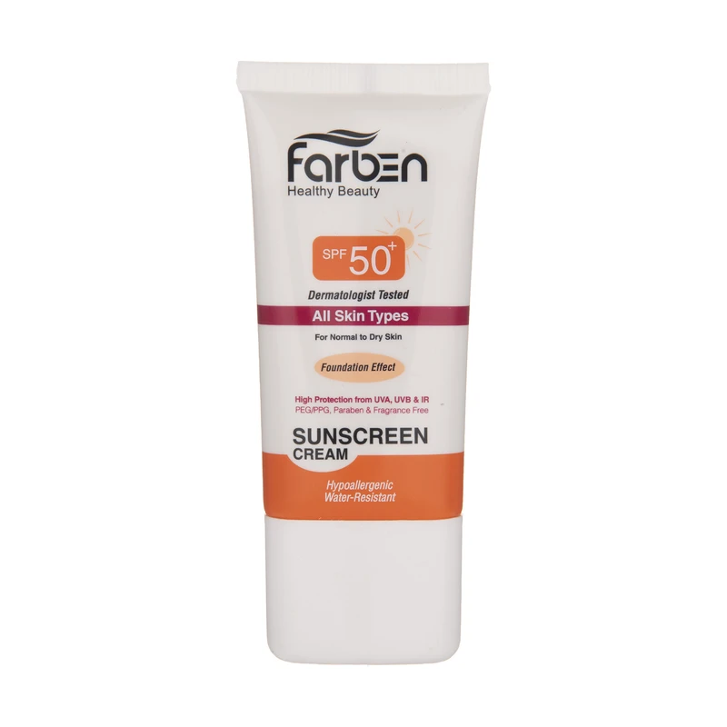 کرم ضد آفتاب رنگی فاربن مدل Hypoallergenic حجم 50 میلی لیتر
