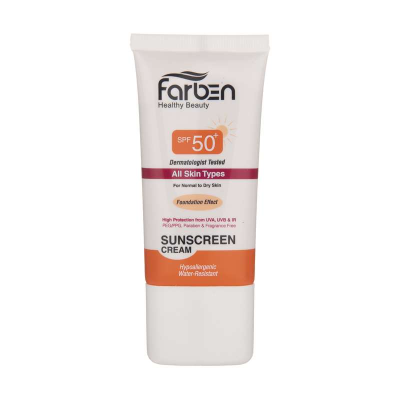 کرم ضد آفتاب رنگی فاربن مدل Hypoallergenic حجم 50 میلی لیتر کرم ضد آفتاب رنگی فاربن مدل Hypoallergenic حجم 50 میلی لیتر