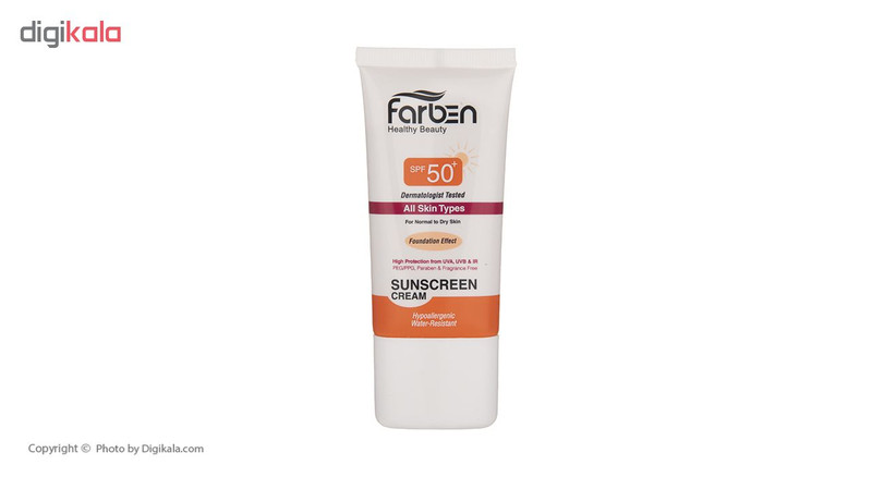 کرم ضد آفتاب رنگی فاربن مدل Hypoallergenic حجم 50 میلی لیتر کرم ضد آفتاب رنگی فاربن مدل Hypoallergenic حجم 50 میلی لیتر