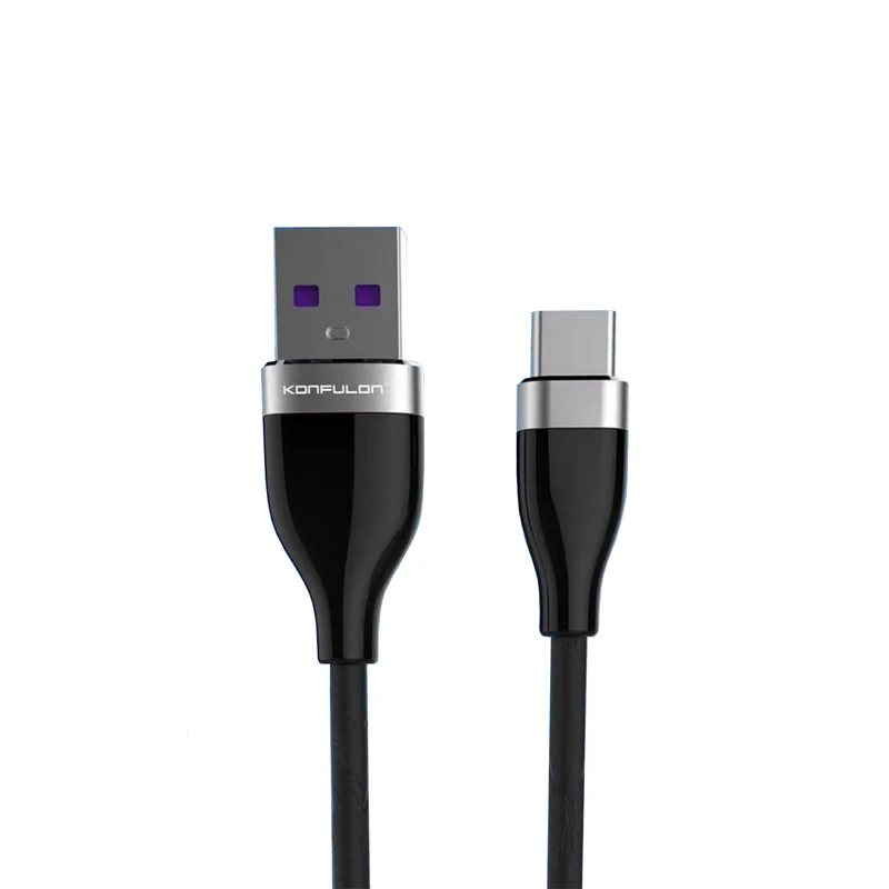 کابل تبدیل USB به USB-C کانفلون مدل S84 طول 1 متر