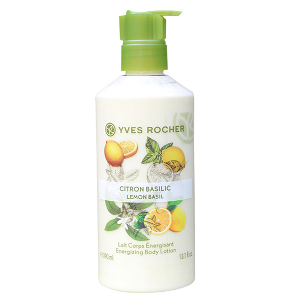 لوسیون بدن ایو روشه مدل lemon basil حجم 390 میلی لیتر