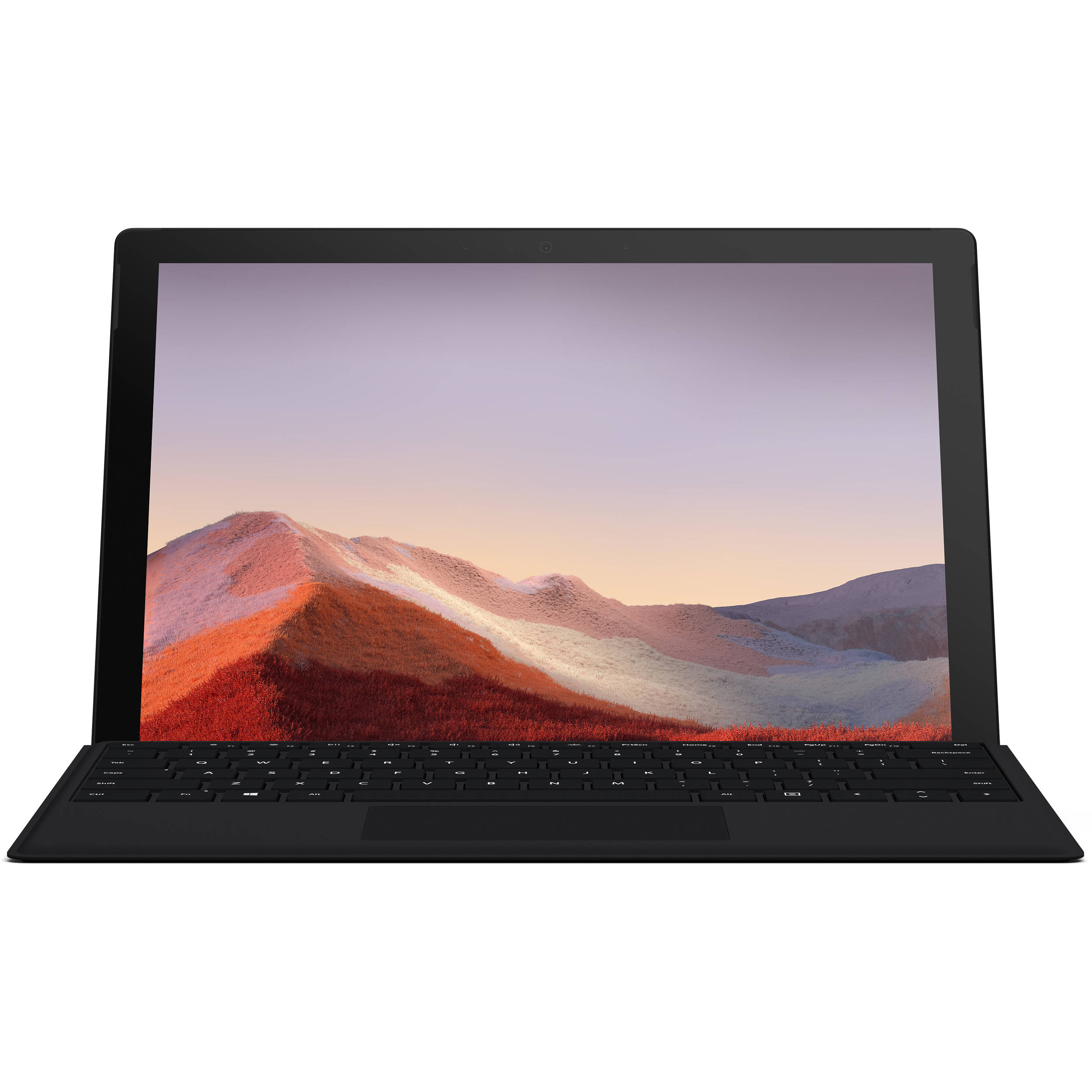 تبلت مایکروسافت مدل Surface Pro 7 - D به همراه کیبورد Black Type Cover