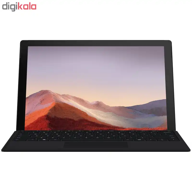 تبلت مایکروسافت مدل Surface Pro 7 - F به همراه کیبورد Black Type Cover