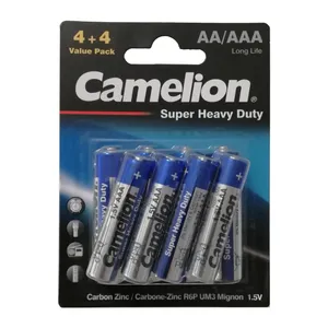 باتری قلمی و نیم قلمی کملیون مدل Super Heavy Duty بسته 8عددی