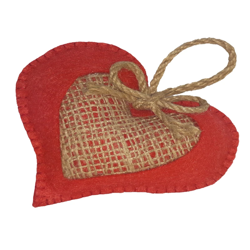 آویز دکوری طرح قلب مدل love2