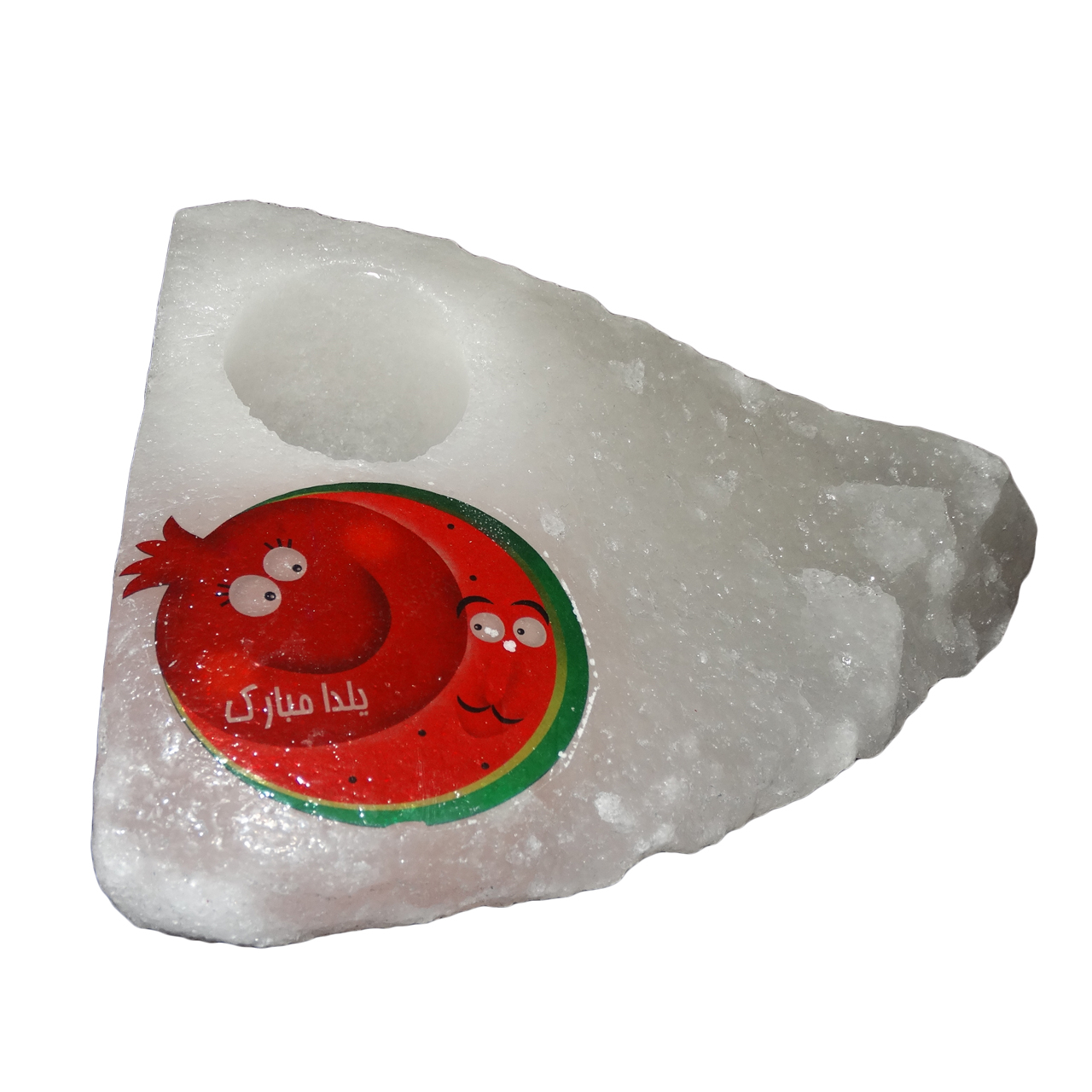 جاشمعی سنگ نمک طرح شب یلدا کد SY07