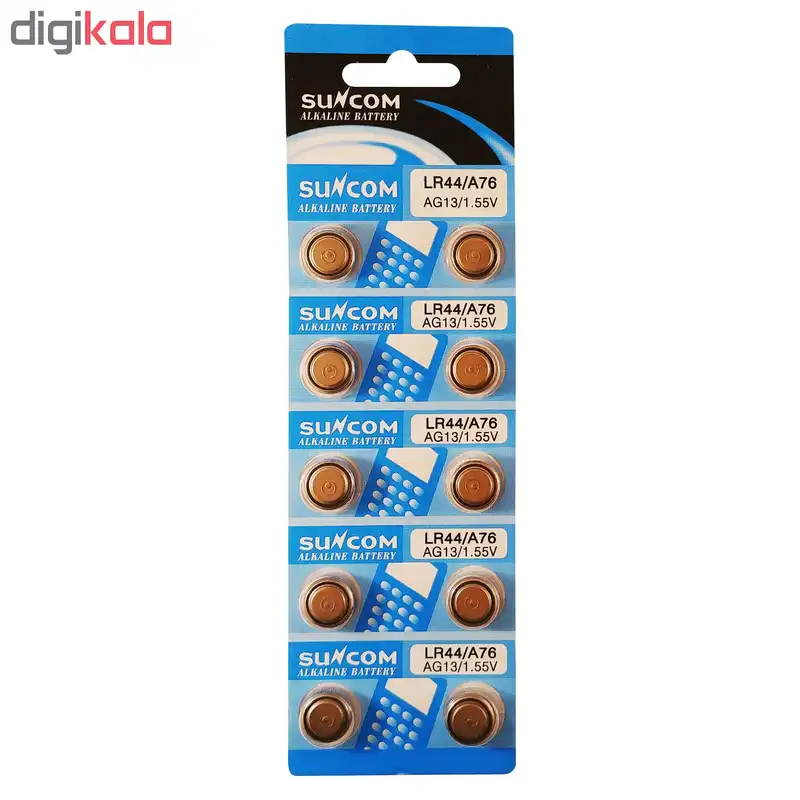 باتری ساعت سان کام مدل AG13 بسته 10 عددی