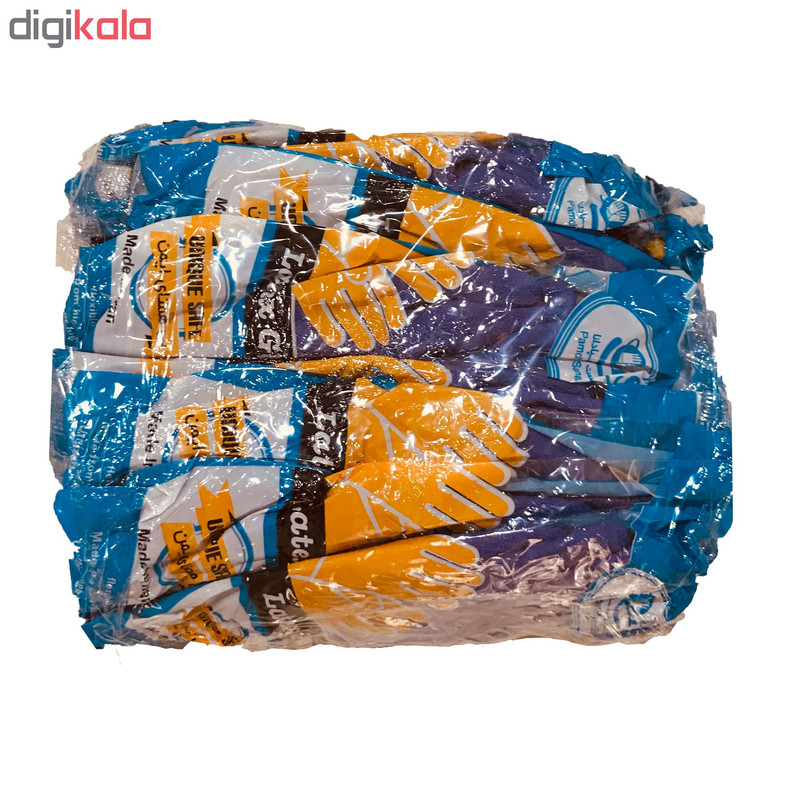 دستکش ایمنی پی اس ای مدل گلستان بسته 24 عددی