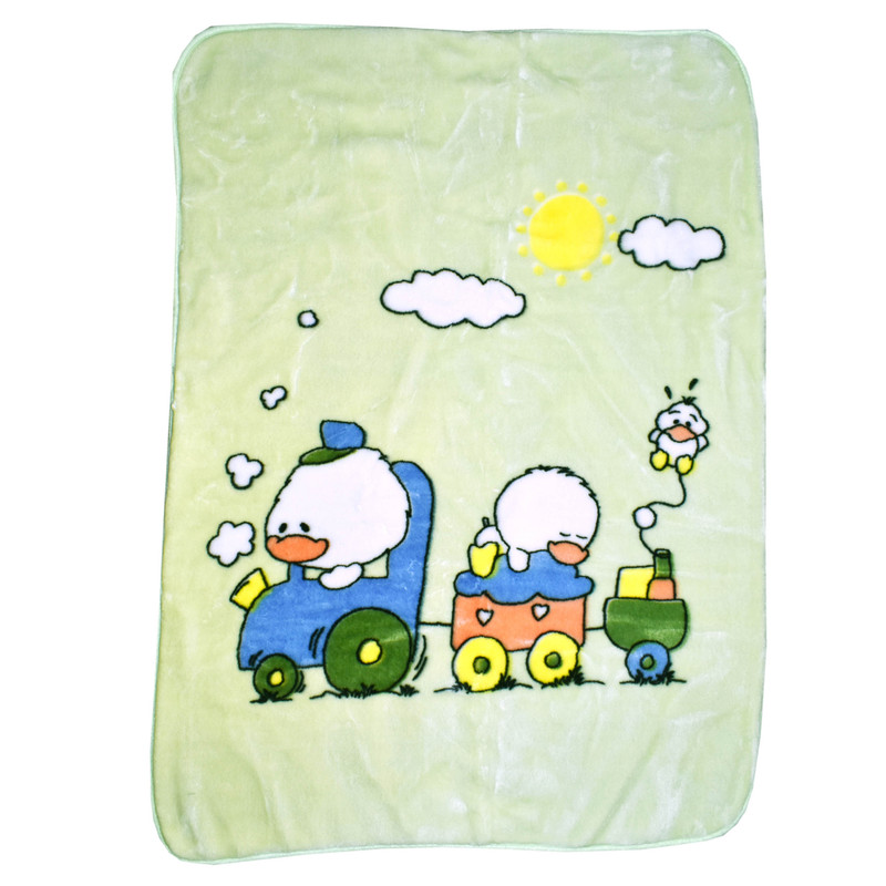 پتوی نوزادی گلبافت کد 320 سایز 110x80 سانتی متر