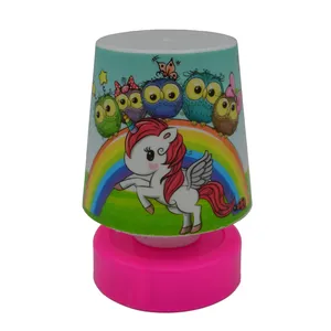 چراغ خواب کودک طرح یونیکورن و جغد 