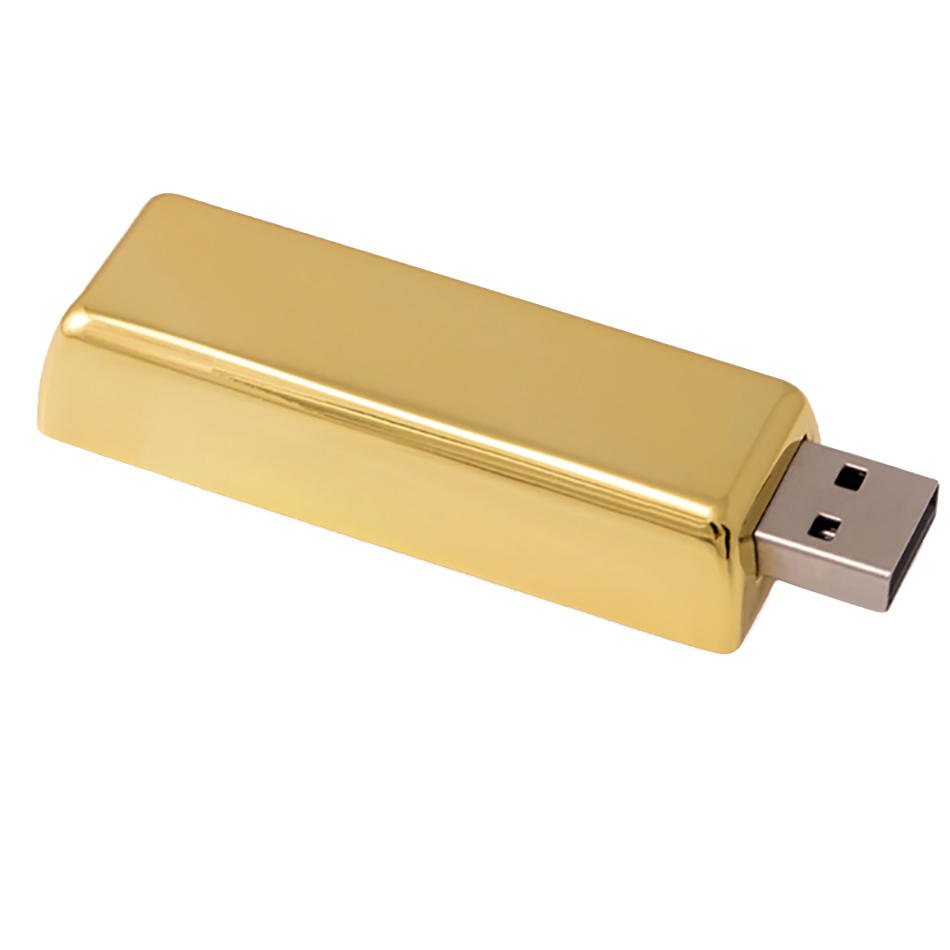 فلش مموری طرح شمش طلا کد UM-065 ظرفیت 32 گیگابایت