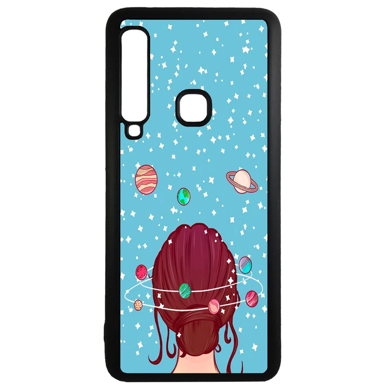 کاور طرح دختر کد 43195 مناسب برای گوشی موبایل سامسونگ galaxy a9 2018