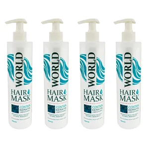 ماسک مو ورد کالر مدل KERATIN حجم 500 میلی لیتر مجموعه 4 عددی