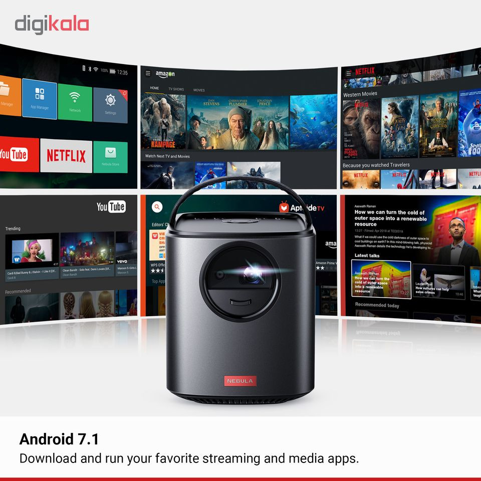 ویدئو پروژکتور قابل حمل نبولا مدل Mars II