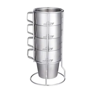 ماگ سفری کووآ کد KS8BT0204 مجموعه 4 عددی 