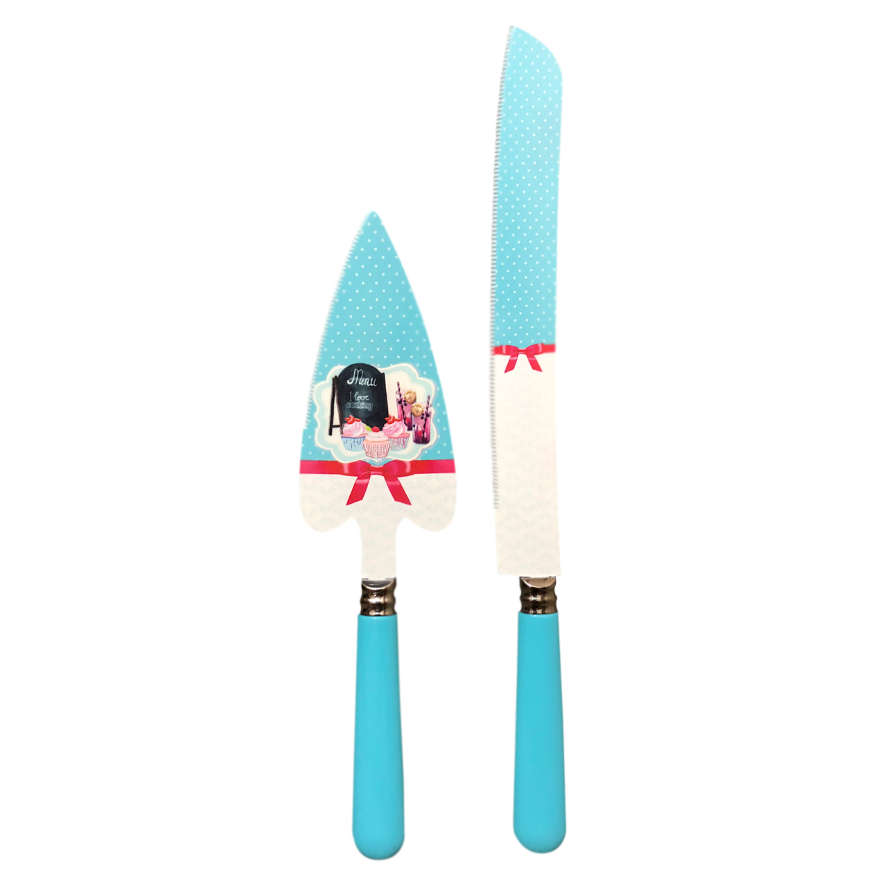 چاقو و کفگیر کیک کد SH-449 مجموعه 2 عددی