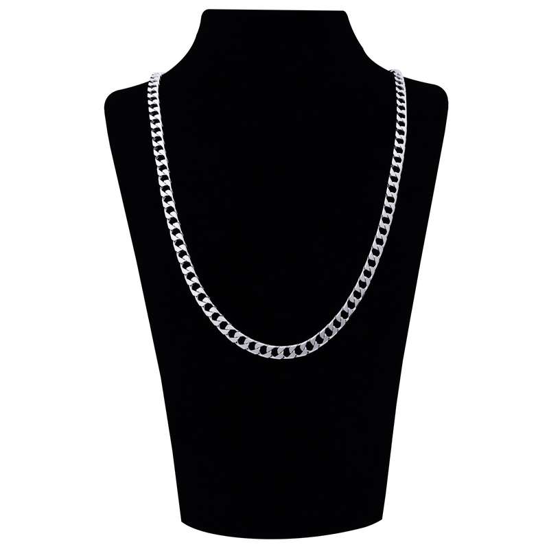 زنجیر نقره مردانه اکنو مدل OK6503M