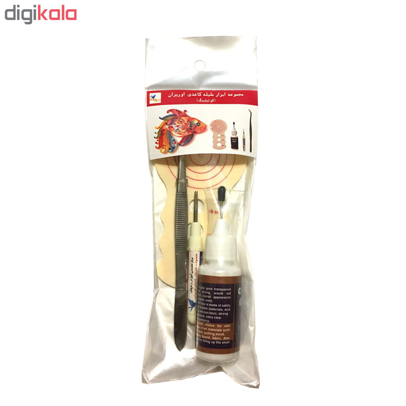 ابزار ملیله کاغذی اوریران کد QUL04 مجموعه 4 عددی