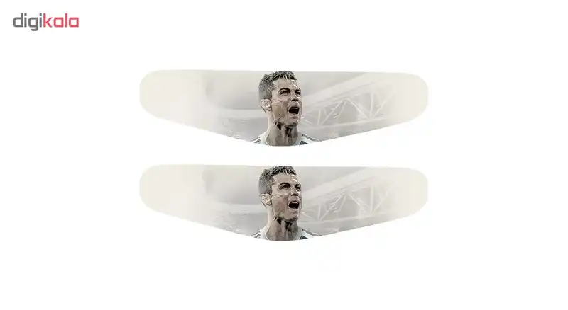 برچسب دوال شاک 4 گراسیپا طرح رونالدو کد G-01 بسته ۲ عددی