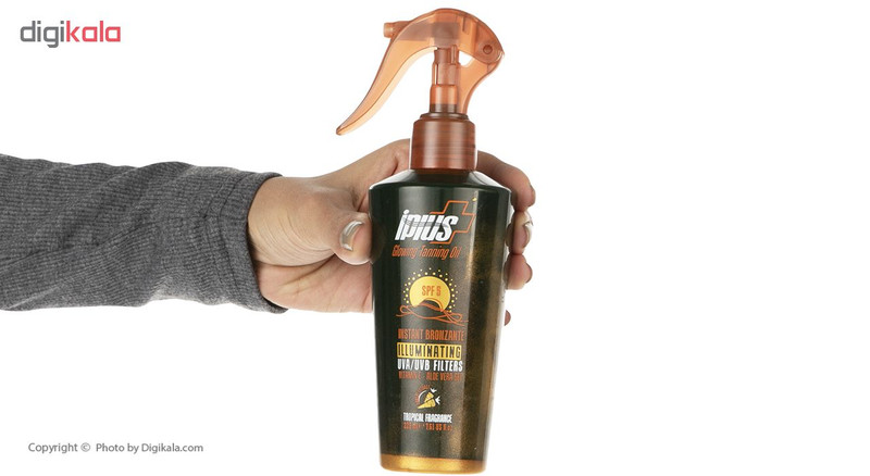 اسپری روغن آفتاب آی پلاس مدل Illuminating حجم 225 میلی لیتر
