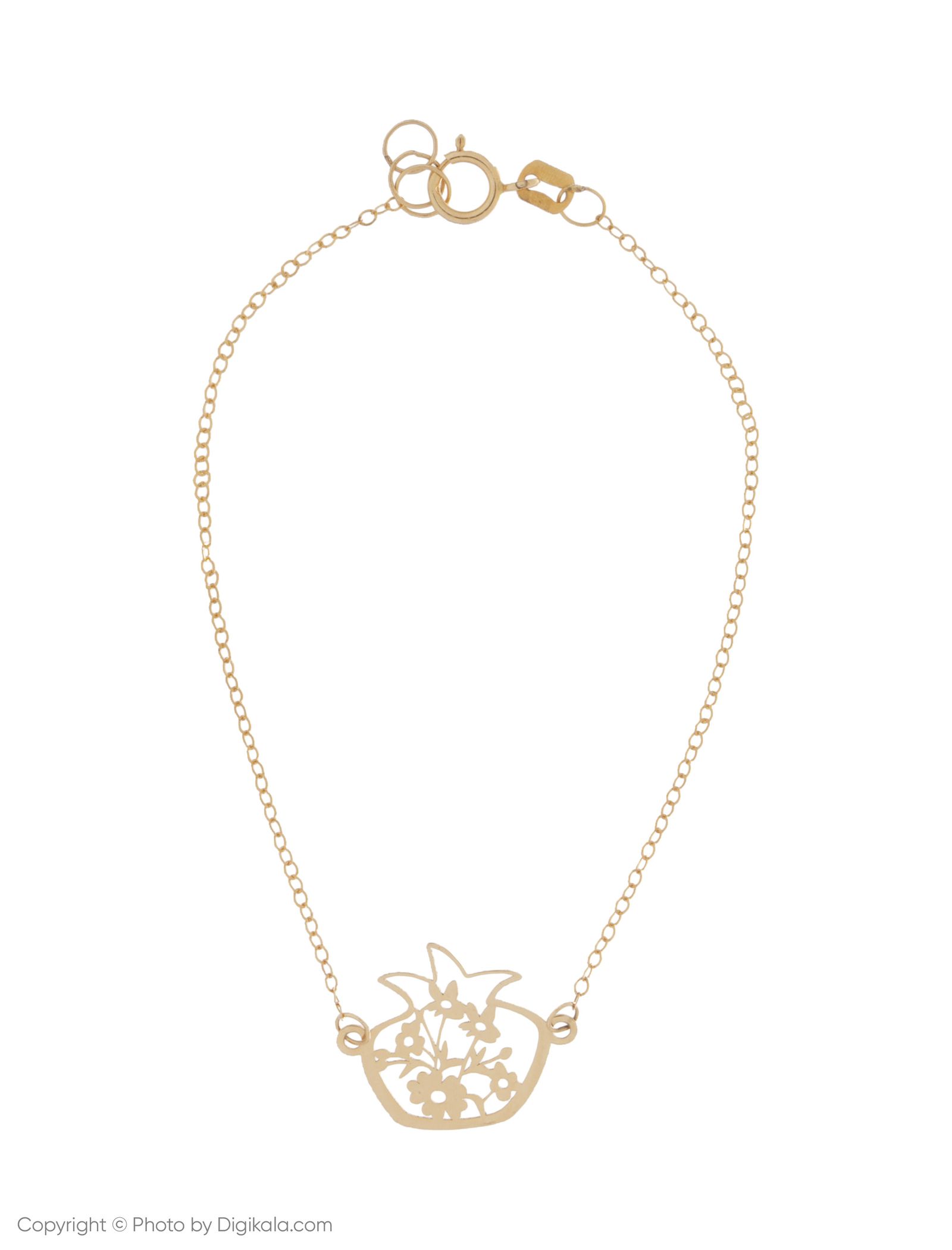 دستبند طلا 18 عیار زنانه مایا ماهک مدل MB0960 -  - 2