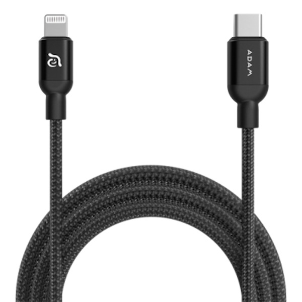 کابل تبدیل USB-C به لایتنینگ آدام المنتس مدل PeAk II c120B طول 1.2 متر