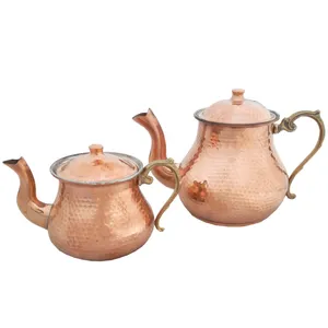 ست کتری و قوری مسی کد GH40 مجموعه 2 عددی
